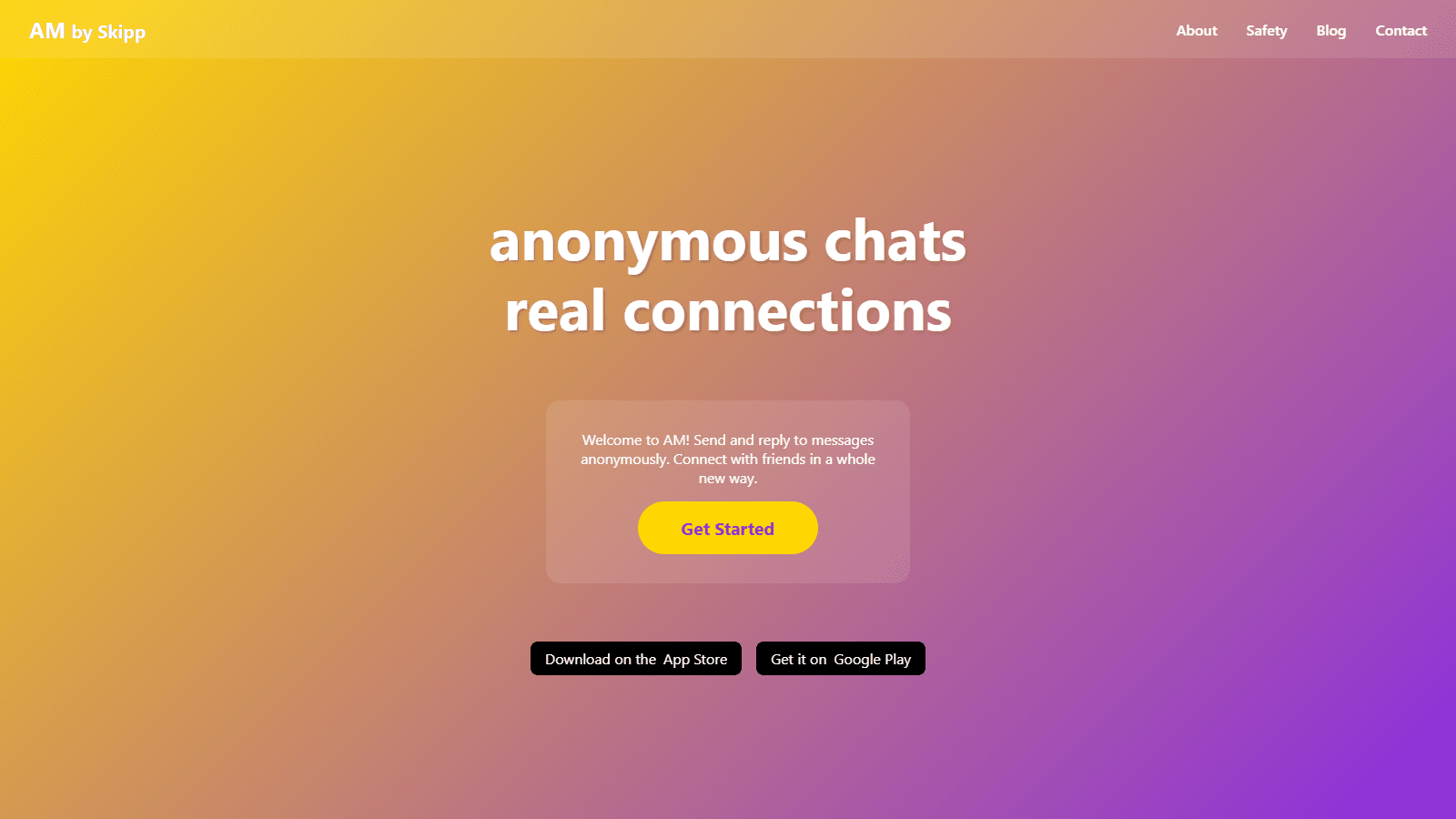 Anonymous Messenger (AM)